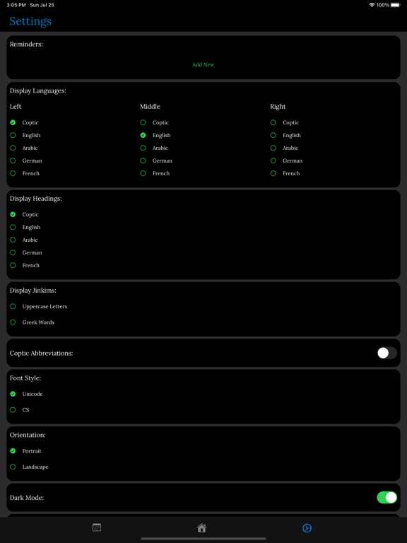 Coptic Agpeya iPad Screenshots