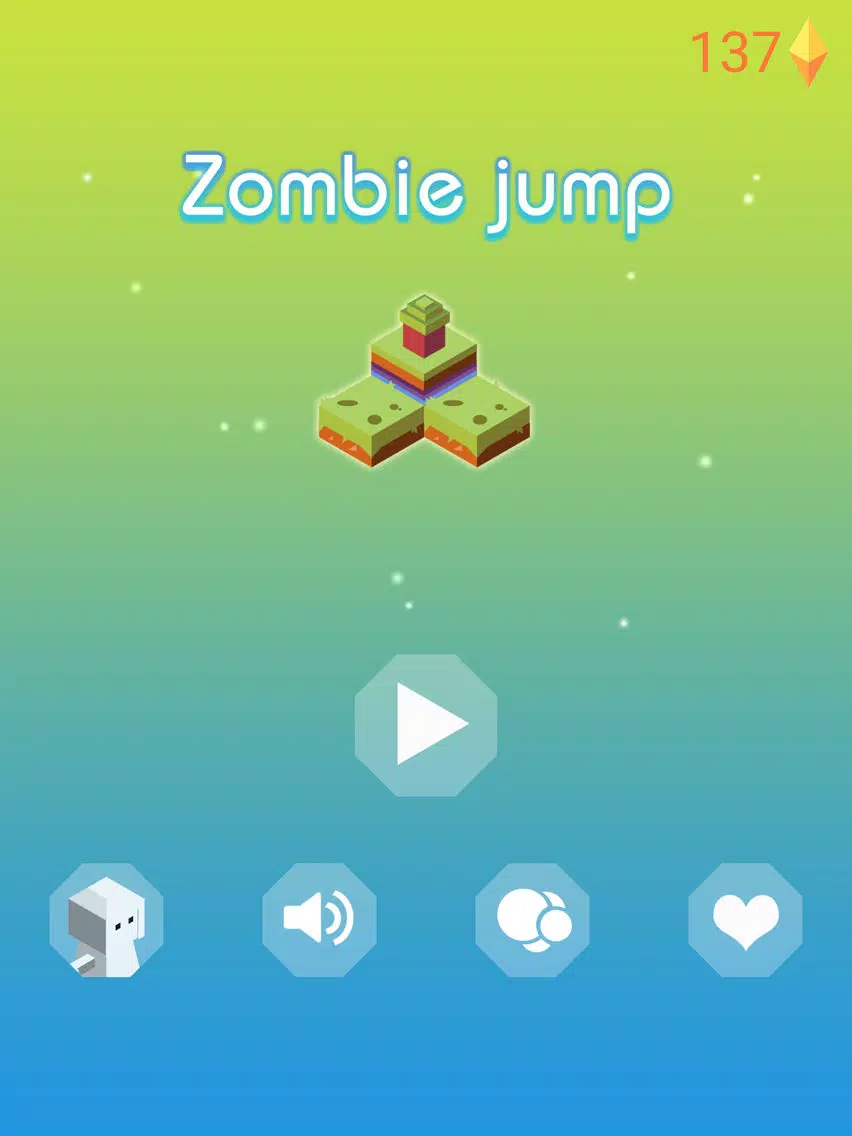 تصاویر Zombie jump jump iPad 