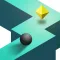 Make Ball on The Zig Zag Line Road