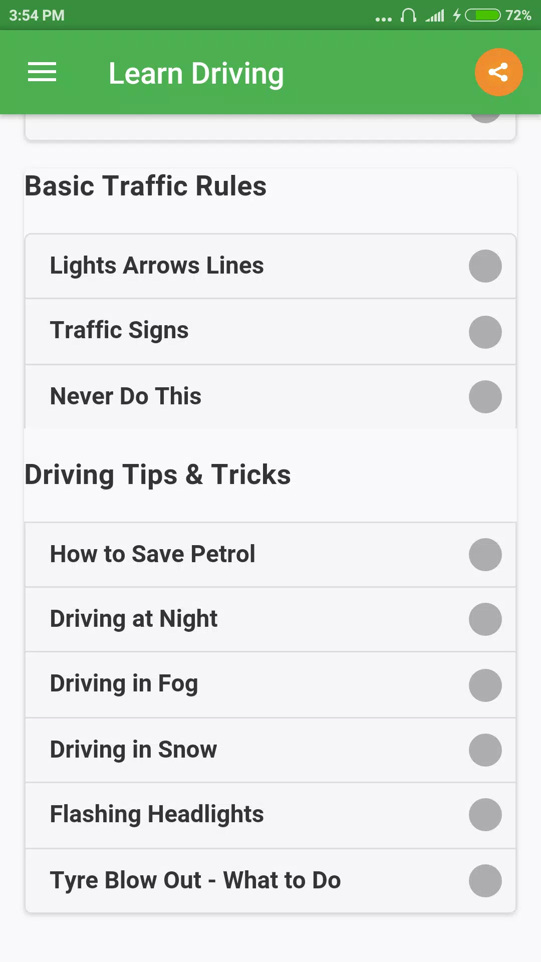 Learn Driving Screenshots