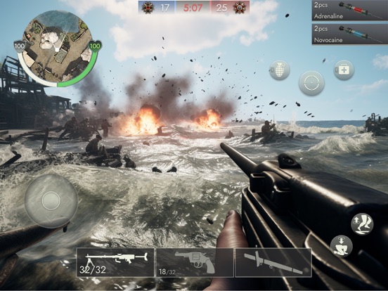 WW2 Frontline 1942: Shooter iPad Screenshots