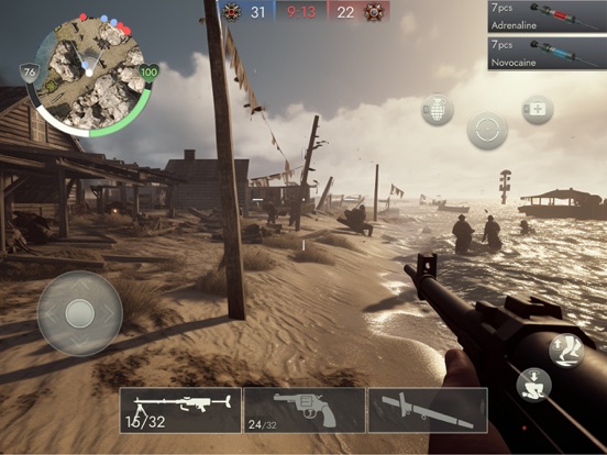WW2 Frontline 1942: Shooter iPad Screenshots