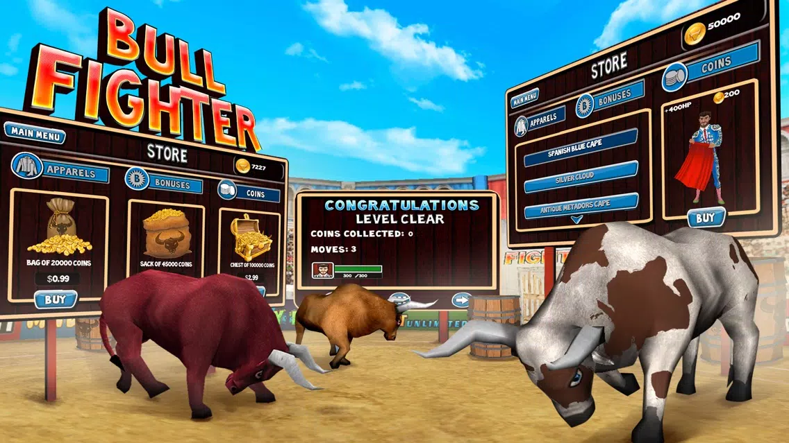 Tangkapan skrin Bull Fighter