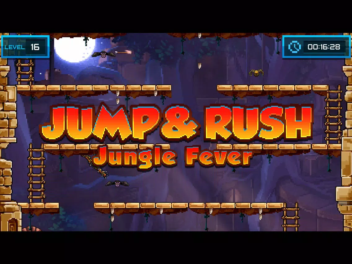 Jump & Rush - Retro Arcade Fun iPad  Screenshots