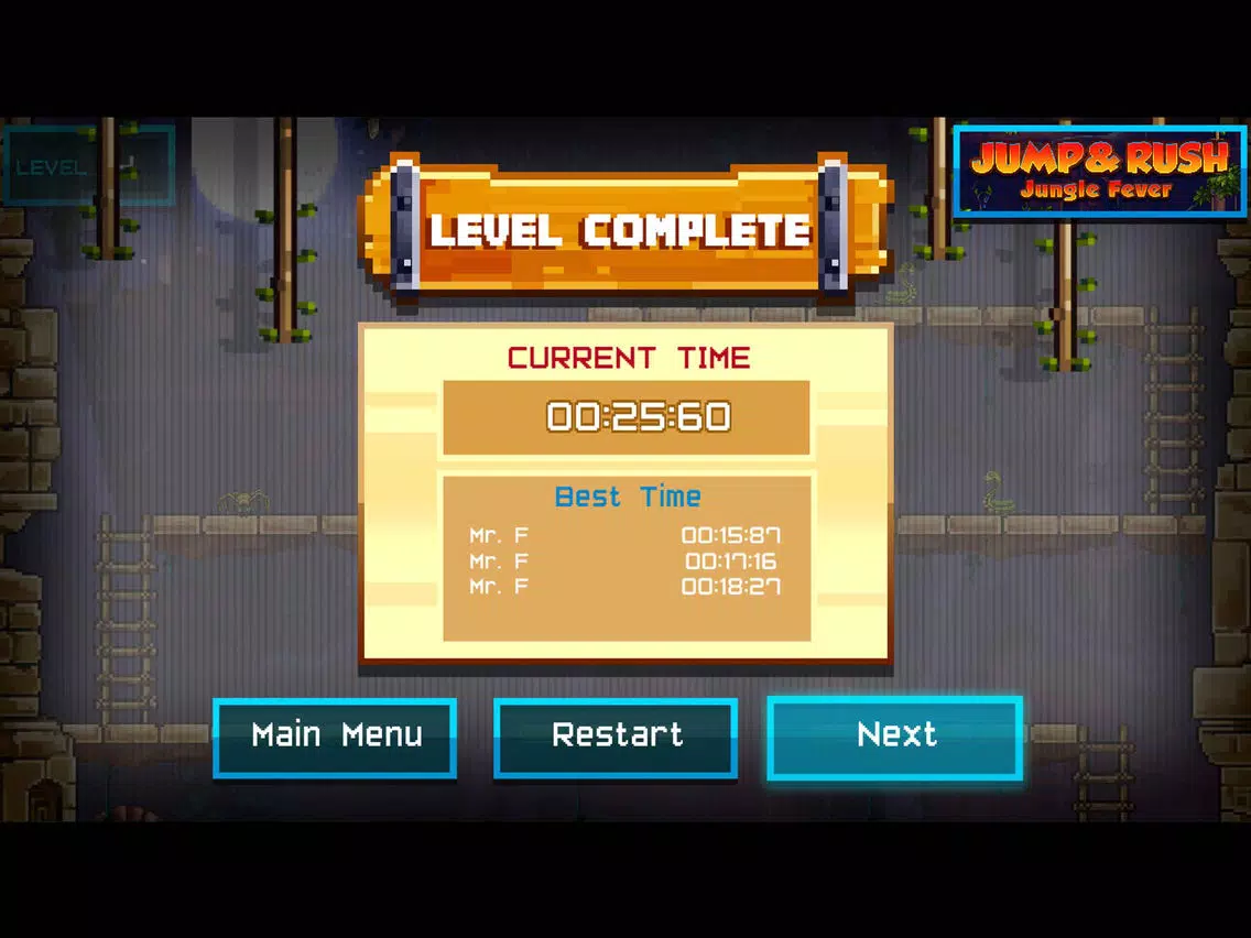 Jump & Rush - Retro Arcade Fun iPad  Screenshots