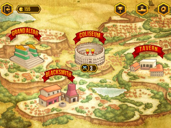 Capturas de tela do Gods of Arena: Online Battles iPad 
