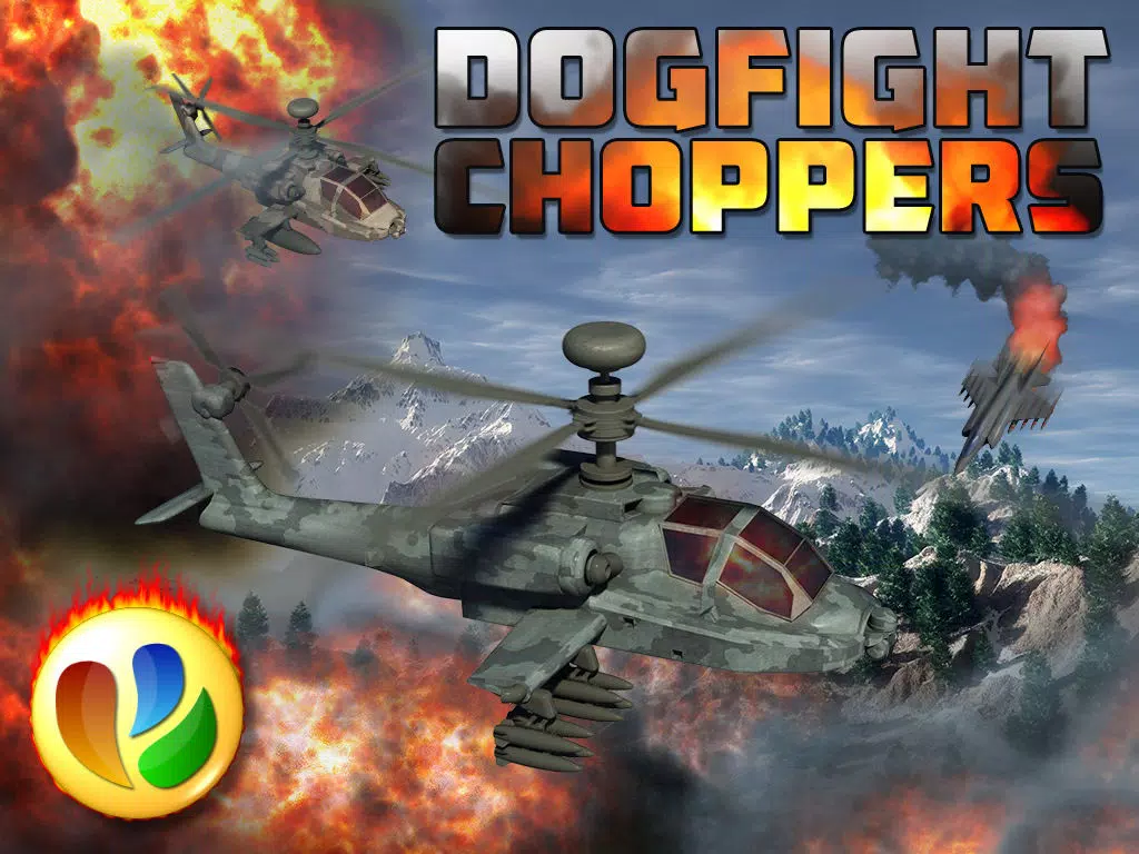 Capturas de pantalla de Dogfight Choppers - Free Military Helicopter War Game iPad 