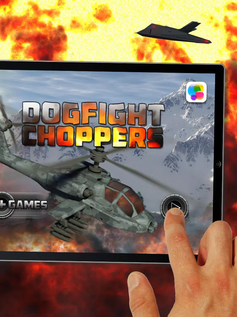 Capturas de pantalla de Dogfight Choppers - Free Military Helicopter War Game iPad 