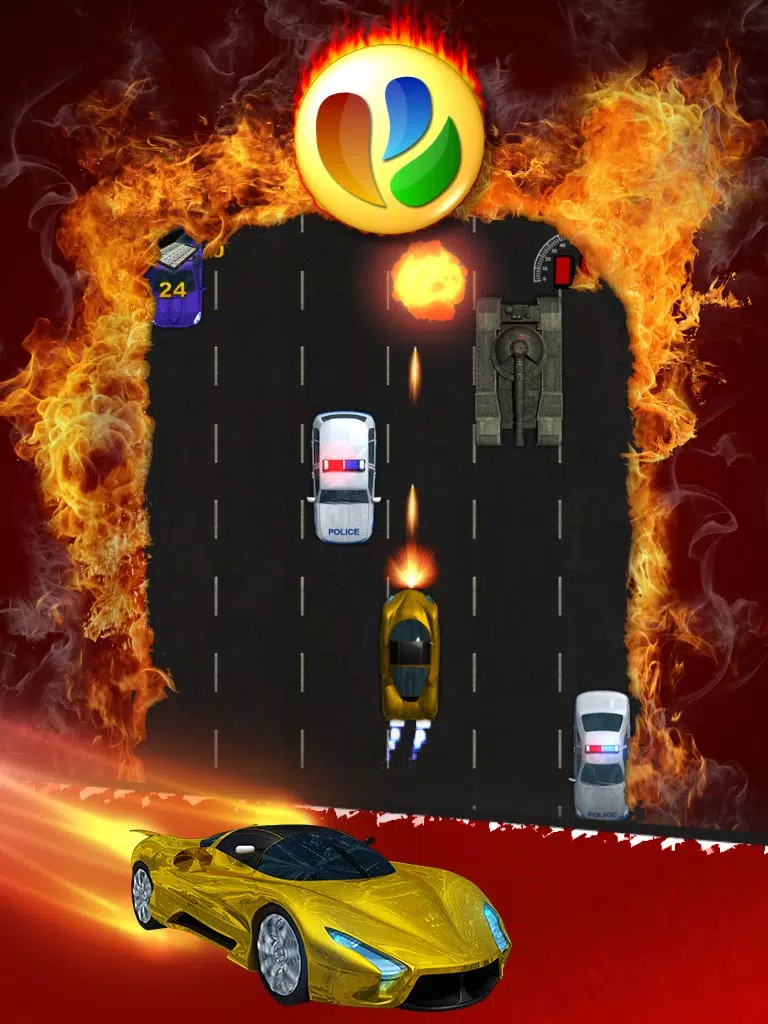 Gangsters vs. Cops Racing Game iPad  Screenshots