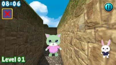 Rabbit explore the 3D maze!! Screenshots