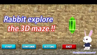 Rabbit explore the 3D maze!! Screenshots