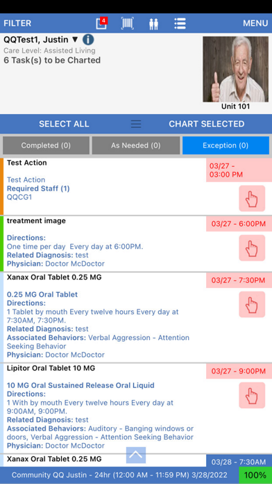 EHR Care Stream Screenshots