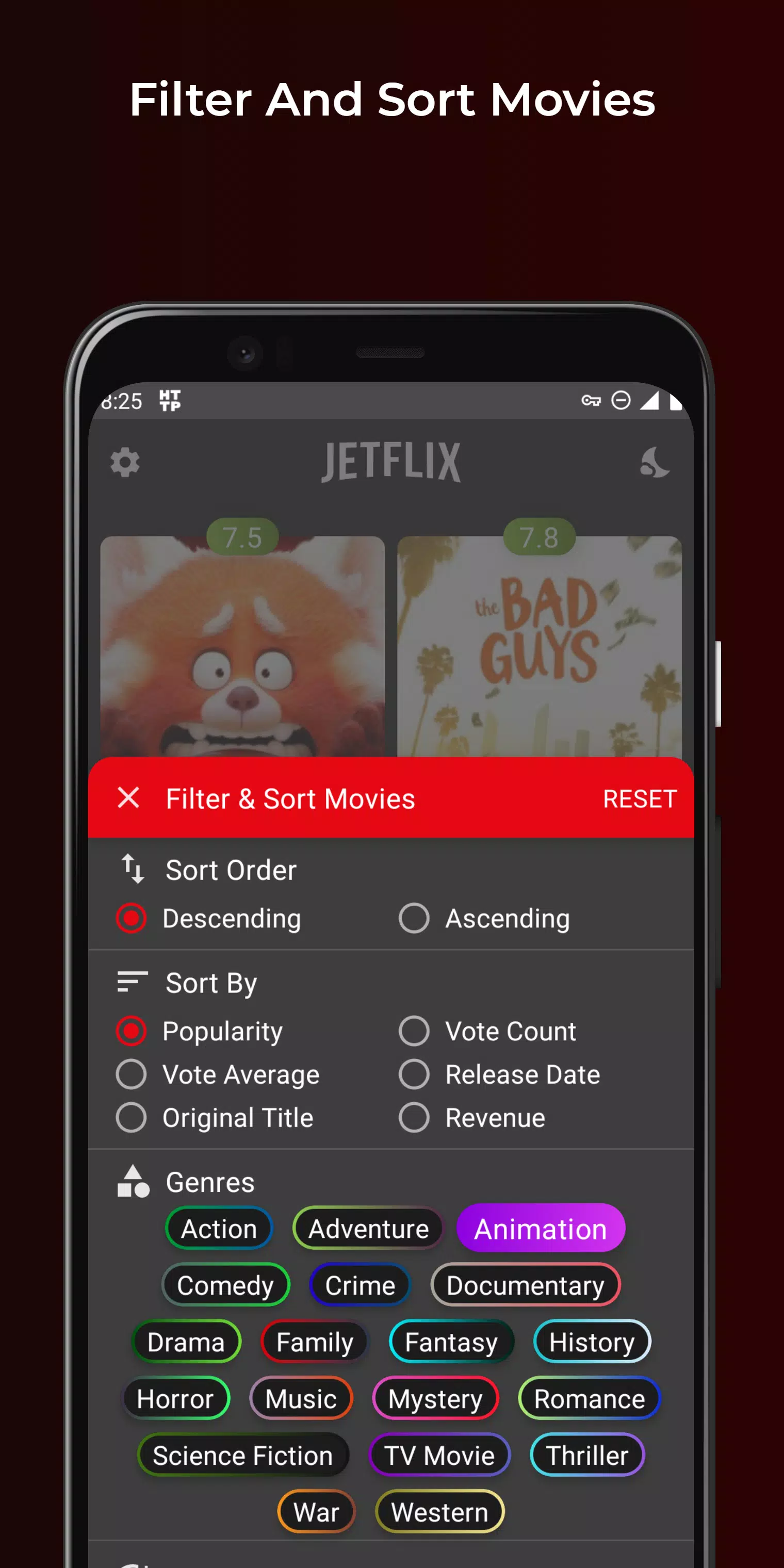 Jetflix Screenshots