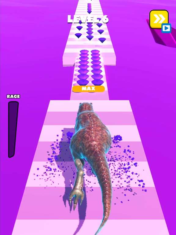 Capturas de pantalla de Dino Run 3D - Dinosaur Race iPad 