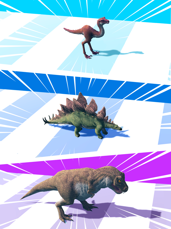 Capturas de pantalla de Dino Run 3D - Dinosaur Race iPad 