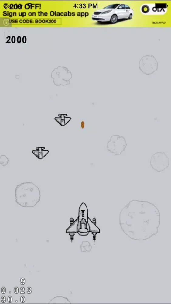 Shoot the Spaceships - Space Wars Paper 스크린샷