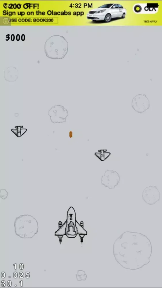 Shoot the Spaceships - Space Wars Paper 스크린샷