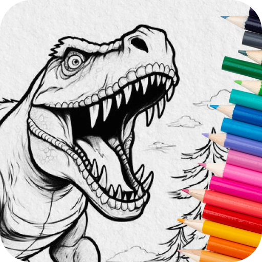 Dino Coloring World
