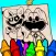 Smiling comic critters Draw