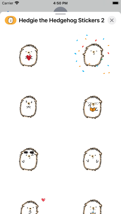 Hedgie the Hedgehog Stickers 2 Screenshots