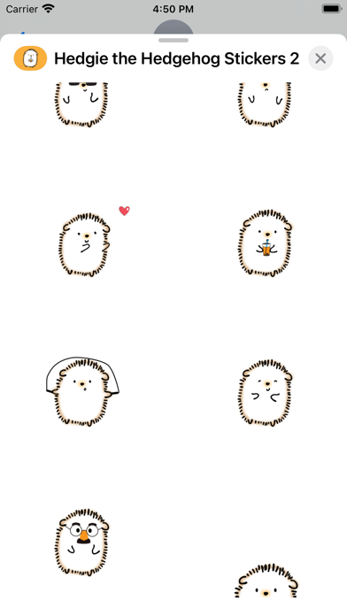 Hedgie the Hedgehog Stickers 2 Screenshots