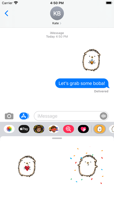 Hedgie the Hedgehog Stickers 2 Screenshots