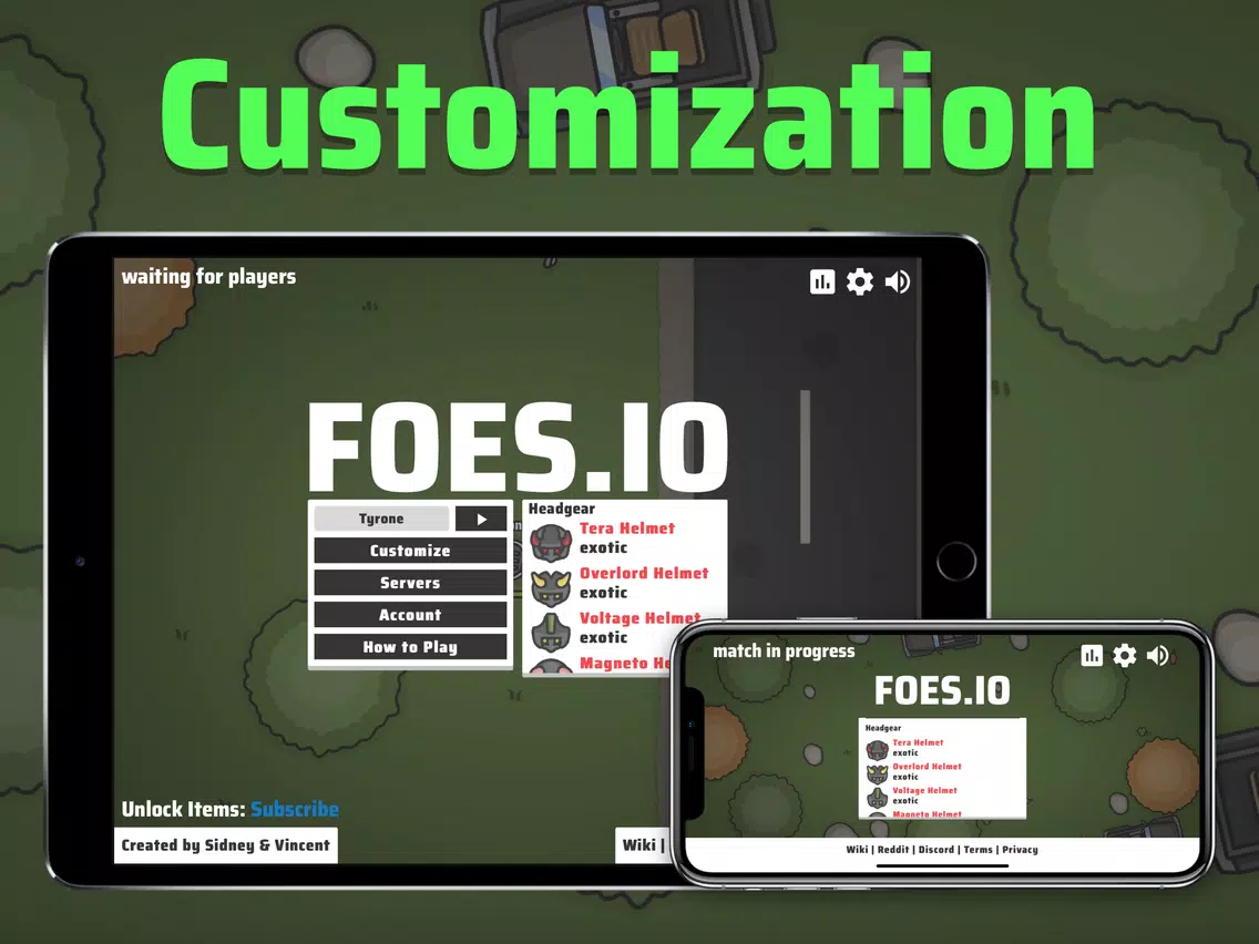 Foes.io iPad  Screenshots