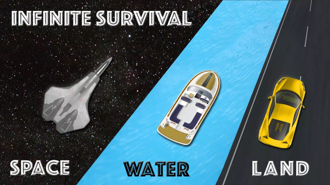 Ảnh chụp màn hình của Infinite Survival (Land, Sea & Space)