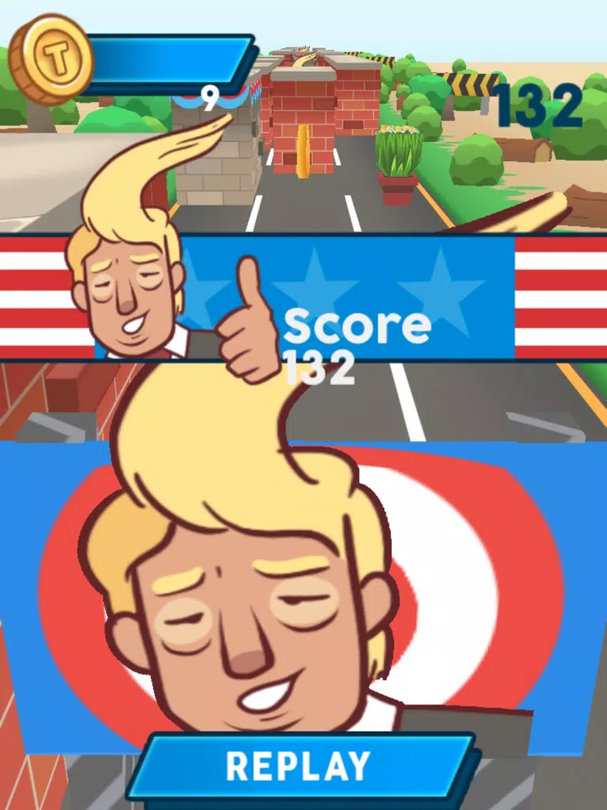 Trump - Great Wall Runner iPad  স্ক্রিনশট