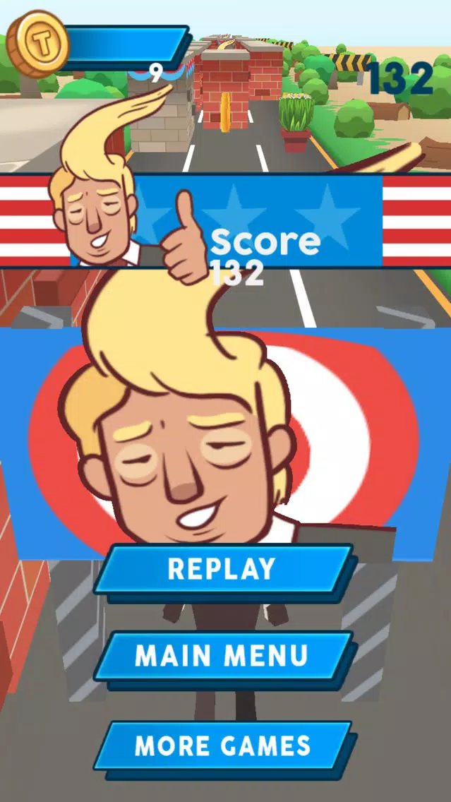 Trump - Great Wall Runner স্ক্রিনশট