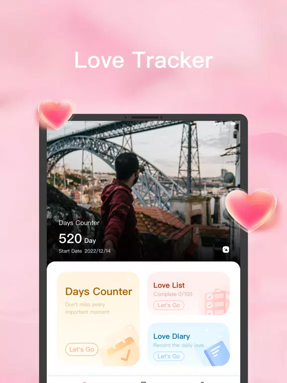 Love Days - My Love Counter iPad Screenshots