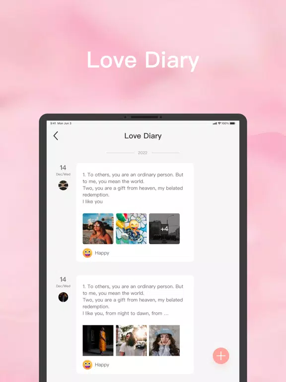 Love Days - My Love Counter iPad Screenshots