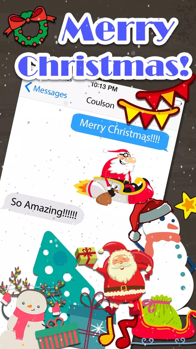 Merry Christmas Emoji - Holiday Emoticon Stickers & Emojis Icons for Message Greeting Screenshots
