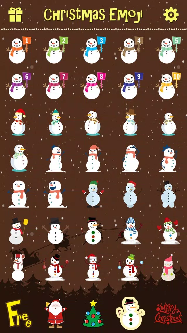 Merry Christmas Emoji - Holiday Emoticon Stickers & Emojis Icons for Message Greeting Screenshots