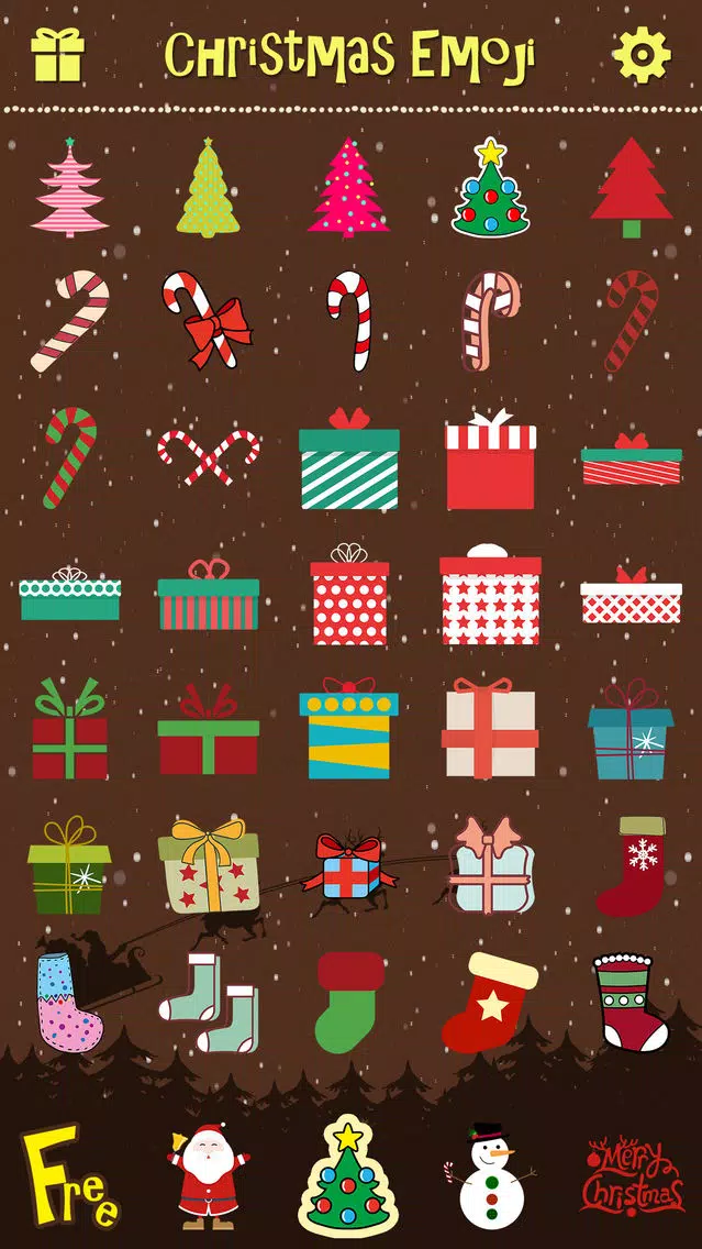 Merry Christmas Emoji - Holiday Emoticon Stickers & Emojis Icons for Message Greeting Screenshots