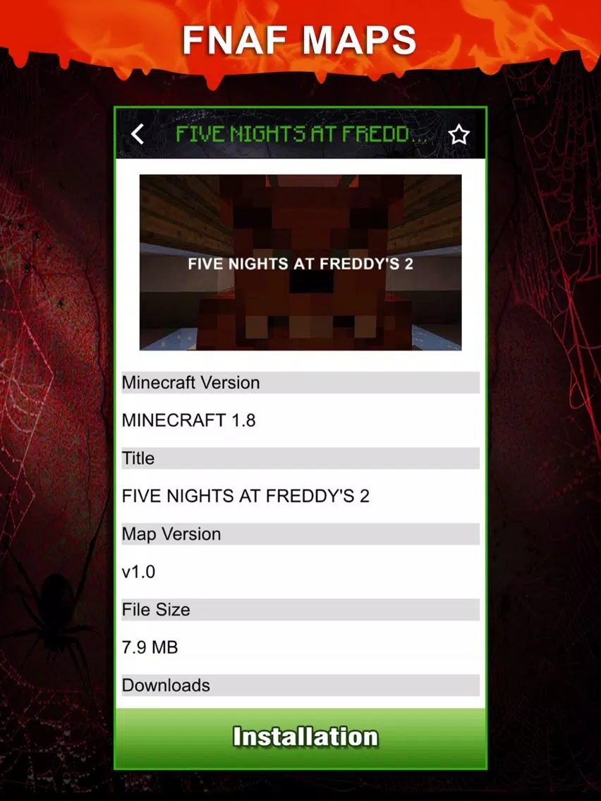 FNAF Maps FREE - Map Download Guide for Five Nights At Freddys Minecraft PE & PC Edition iPad Screenshots