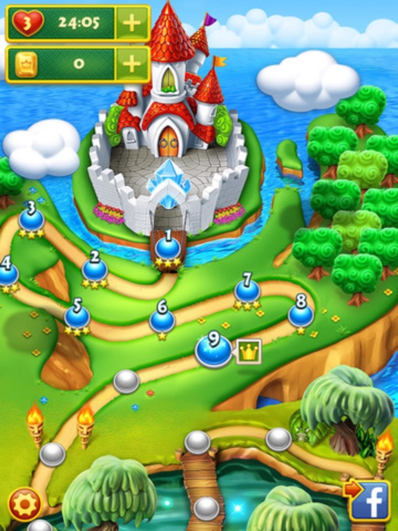 Tangkapan skrin Charm Story - 3 match puzzle crush splash game iPad 