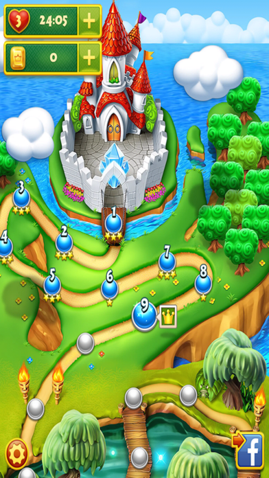 Tangkapan skrin Charm Story - 3 match puzzle crush splash game
