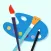 Coloring drawing board