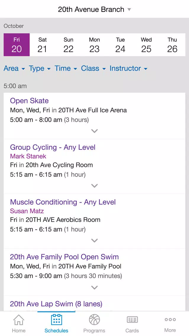 Oshkosh Community YMCA Screenshots