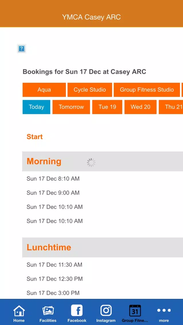 Casey ARC Member App Screenshots