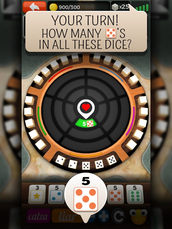 Liars Dice Online Multiplayer iPad Screenshots