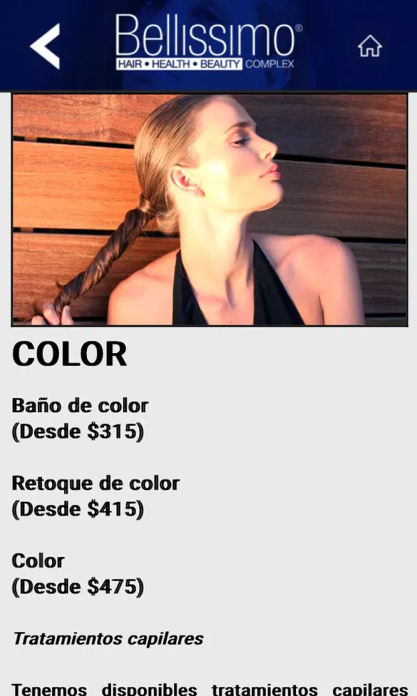 Bellissimo Salon Screenshots