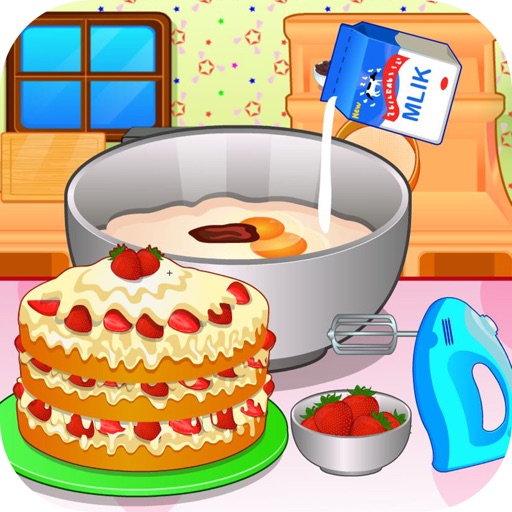 Cooking strawberry short cake Cooking strawberry short cake