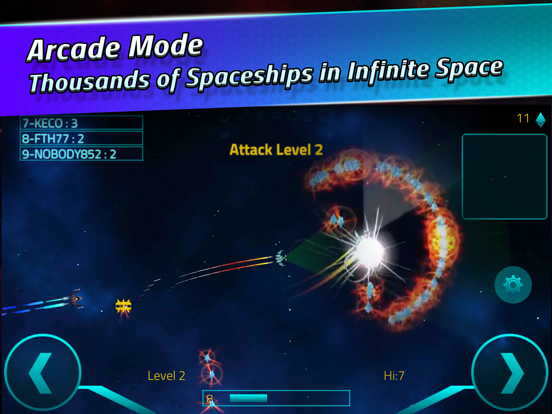 Space Defense:Endless Shooter iPad Screenshots