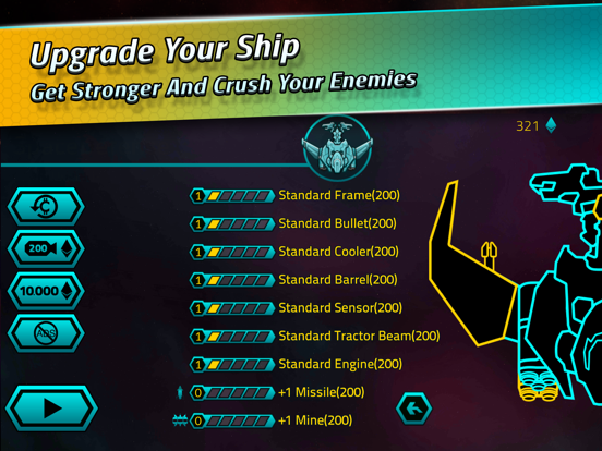 Space Defense:Endless Shooter iPad Screenshots