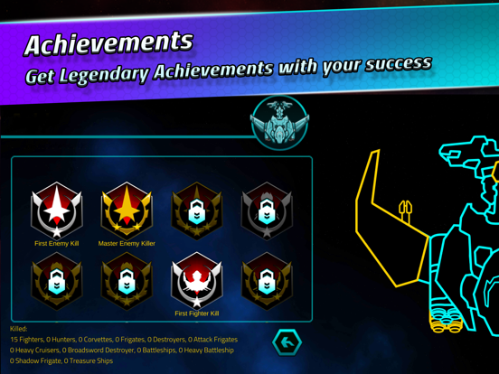 Space Defense:Endless Shooter iPad Screenshots