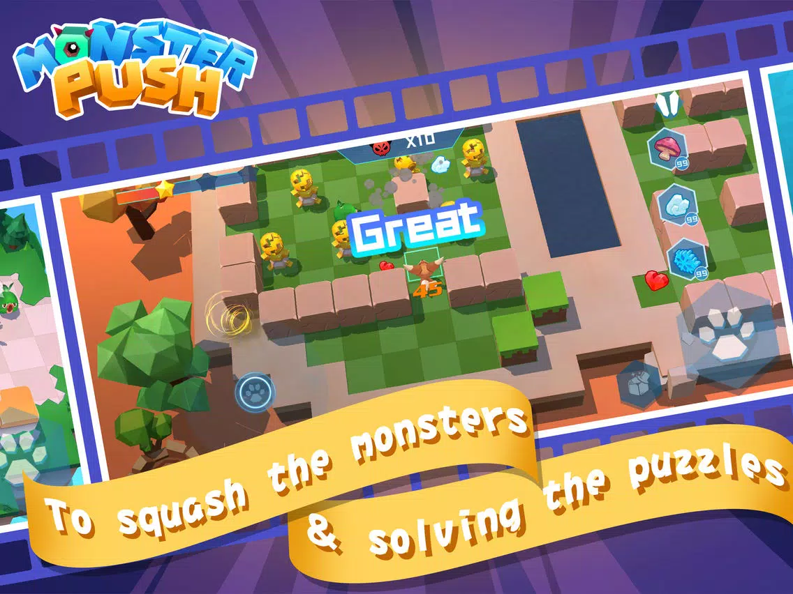 ภาพหน้าจอของ Monster Push iPad 