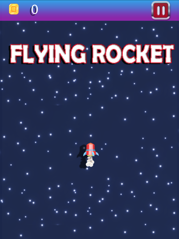 Space War - Flying Rocket Game iPad 應用截圖