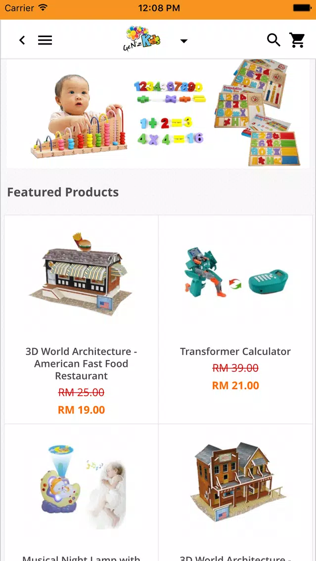 Tangkapan skrin GeN'z Kids